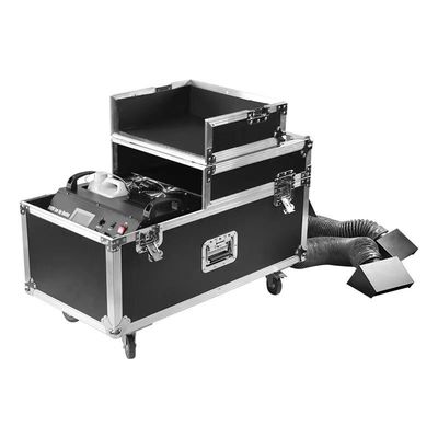 DMX512 máquina de niebla de escenario control remoto 3000w 2 tubos máquina de niebla en el escenario