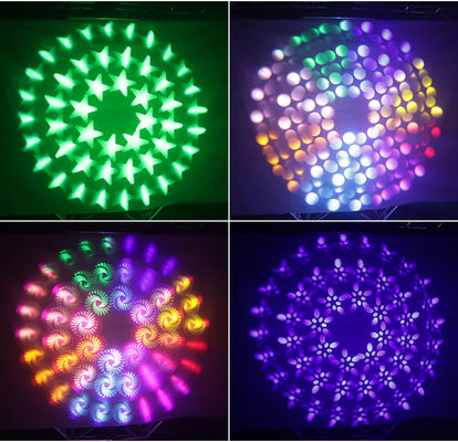 350w Laser Moving Head Wash Gobo OEM 3 en 1 Luz de patrón de luz
