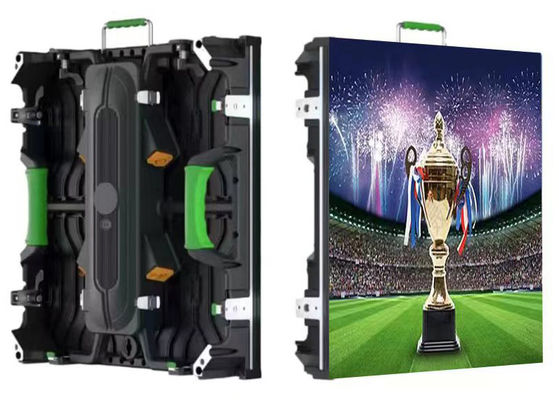 RoHS LED Video Pared de alquiler de cerradura curva HD pantalla LED a todo color