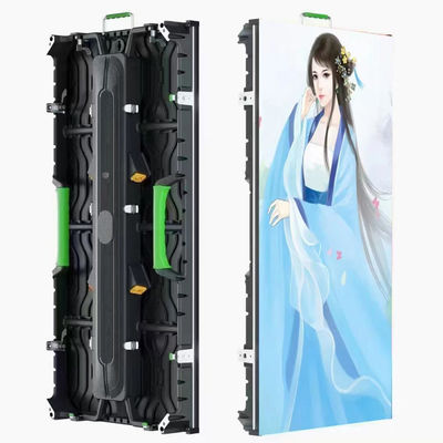 Pantalla de LED impermeable de 500x1000 mm P4.81 con conexión de curvas
