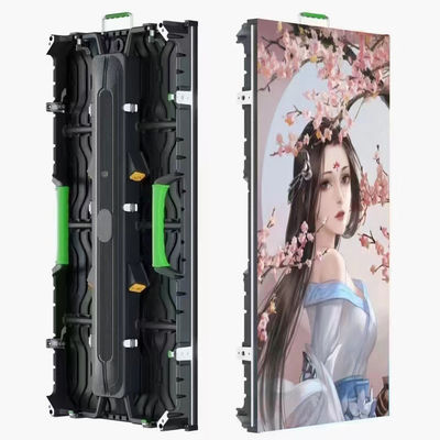 Pantalla de LED impermeable de 500x1000 mm P4.81 con conexión de curvas