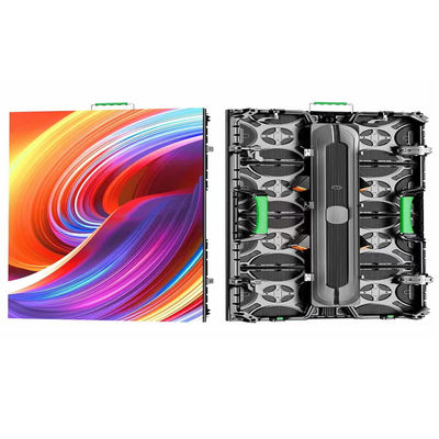 P2.976 500*500 Cerradura curva Interior Alquiler de pantalla LED de 1920hz de aluminio con enlace duro