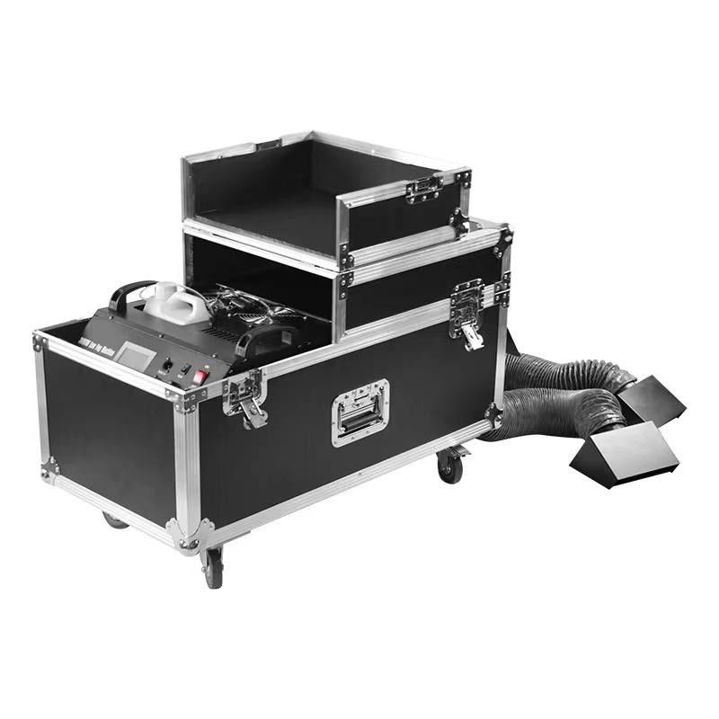 DMX512 máquina de niebla de escenario control remoto 3000w 2 tubos máquina de niebla en el escenario